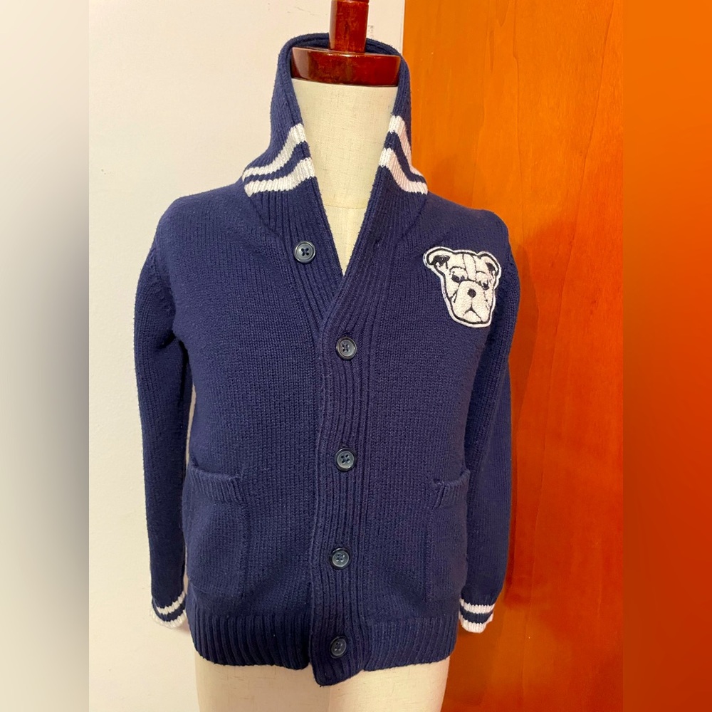 Janie and Jack button-down collegiate cardigan sweater